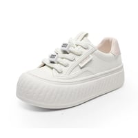 Genuine leather comfortable biscuit shoes trendy simple casual sneakers 