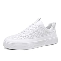 Breathable men's all-match white shoes 
