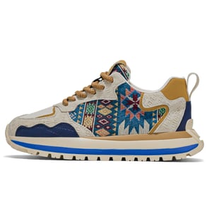 Fashionable printed embroidered sports casual shoes 