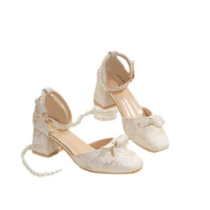 New butterfly wedding shoes 
