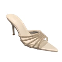 New style rhinestone sandals with stiletto heels and open toes 